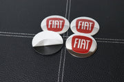 Fiat Kromi-Punainen Vannekeskiön Tarra 56mm