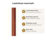 Puukahvainen Taideleikkuuveitsi – Tarkkuus-Askarteluveitsi Paperikoriste- ja Käsitöihin