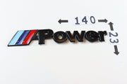 BMW POWER Takakontin Merkit 140mm (Eri Värejä)