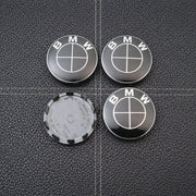 BMW vannekeskiöt – Täysmusta – 56mm (4kpl sarja)
