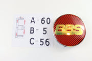 BBS Vannekeskiöt ; 60mm ; Shakkilauta -Kuvio (4kpl sarja)