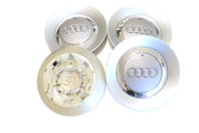 Audi Kuperat Vannekeskiöt 150mm ;Harmaa-Teräs; PIENI Kiristysrengas (4kpl sarja)