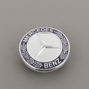 Mercedes-Benz W211/W212/W221 Etumaskin Merkki ; Sininen Seppele ; 48mm Lätkä