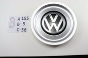 Volkswagen Hopeat Vannekeskiöt 155mm ; Kuperat  (4kpl sarja)