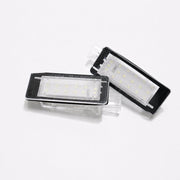 Renault / Dacia LED rekisterikilven valot — kirkkaan valkoinen 6000K (2kpl sarja)