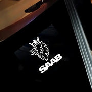 Saab Logolliset Projektorivalot Oviin ; 2kpl Sarja