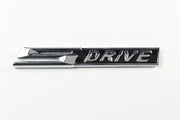 BMW SDRIVE Takakontin / Lokasuojan Merkki 98mm (Kromi-Musta)