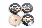 Nissan Kromi-Mustat Vannekeskiöt ; Yleismalli 60mm (4kpl sarja)