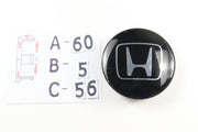 Honda Mustat 60mm Yleismalliset Vannekeskiöt (4kpl sarja)