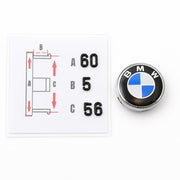 BMW vannekeskiöt – Yleismallinen – 60mm (4kpl sarja)
