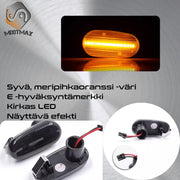 Alfa 147 / MiTo LED Aaltoefekti Sivuvilkut (2kpl)