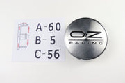 OZ Racing Vannekeskiöt ; 60mm ; Eri Värejä (4kpl sarja)