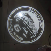 Mercedes-Benz GLE/GLS/G-sarja sivupeilien projektorivalot — logo maahan (2kpl)