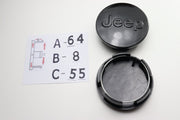 JEEP Mustat Vannekeskiöt ; 64mm (4kpl sarja)