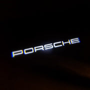 Porsche logolliset projektorivalot oviin ; 2kpl sarja (MALLI #4)