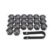 Pyöränpultti / -mutterisuojat ; Harmaat ; 17mm