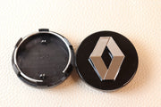 Renault Kromi-Mustat 59mm Vannekeskiöt (4kpl sarja)