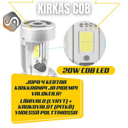 Mopo / Moottoripyörä KIRKKAAT LED Ajovalot H6 BA20D (1kpl)