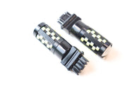 T25 / P27W (3156) LED 6000K (1kpl) Peruutusvalo / Vilkkuvalo / Sumuvalo