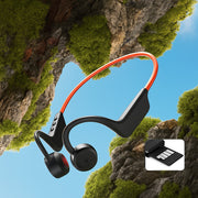 Langattomat urheilukuulokkeet niskasangalla — open-ear Bluetooth