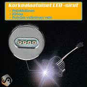 BMW 3 / X5 (E90/E91/E70) Enkelin Silmien LED -polttimot 6000K 20W (2kpl sarja) Tyyppi #4