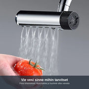 720° Keittiöhanan Aeraattori – 6 Vesisuihkutilaa, Vesiroiske-esto, Vedensäästö