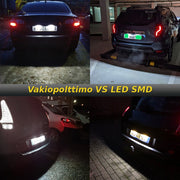 Mini ( R50 / R52 / R53 ) LED rekisterikilven valot — kirkkaan valkoinen 6000K (2kpl sarja)