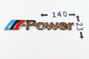 BMW POWER Takakontin Merkit 140mm (Eri Värejä)