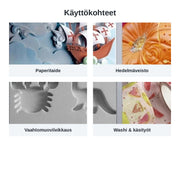 Alumiini Askarteluveitsi Kynämuoto + 5 Vaihtoterin – Hopea, Tarkkuus DIY & Taide