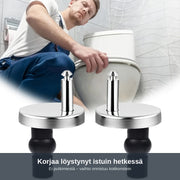 WC-istuimen Saranapultit 2 kpl – Universaali Pikakiinnitys, 14–16 mm Reiät