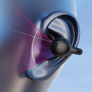 Langattomat open-ear Bluetooth-kuulokkeet latauskotelolla (valkoinen)