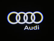 Audi logolliset projektorivalot oviin ; 2kpl sarja