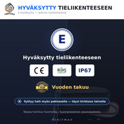 Land Rover Defender / Series LED rekisterikilven valot — kirkkaan valkoinen 6000K (2kpl sarja)