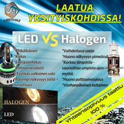MERCEDES-BENZ VANEO (W414) 2001-2005 LED-päivityssarja ulkovaloihin (ajovalot, vilkut, sumuvalot, peruutusvalot)
