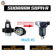 BMW 3 / X5 (E90/E91/E70) Enkelin Silmien LED -polttimot 6000K 20W (2kpl sarja) Tyyppi #4