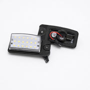 Nissan LED rekisterikilven valot — kirkkaan valkoinen 6000K (2kpl sarja)