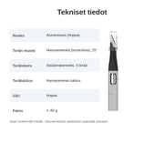 Alumiini Askarteluveitsi Kynämuoto + 5 Vaihtoterin – Hopea, Tarkkuus DIY & Taide
