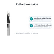 Alumiini Askarteluveitsi Kynämuoto + 5 Vaihtoterin – Hopea, Tarkkuus DIY & Taide