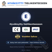 Toyota / Lexus LED rekisterikilven valot — kirkkaan valkoinen 6000K (2kpl sarja)
