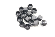 Pyöränpultti / -mutterisuojat ; Mustat ; 17mm