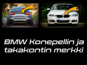 BMW Etu- ja takamerkit SISÄPINNIMALLI / Eri Värejä / 82mm - 2PIN ja 3PIN
