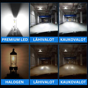 LED AJOVALOT 8400lm CANBUS 360° (2kpl sarja)