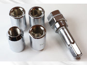 Pyöränmutteri M12x1.25 (19mm) (1kpl)