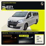 TOYOTA MAJESTY (H300) 2019--> LED-päivityssarja ulkovaloihin (ajovalot, vilkut, sumuvalot, peruutusvalot)
