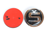 ŠKODA S Kromi-mustat merkit 80mm / 90mm (konepeltiin / takakonttiin)