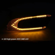 Mini F55 / F56 / F57 Dynaamiset LED sivuvilkut aaltoefektillä ; Tumma/Kirkas kotelo
