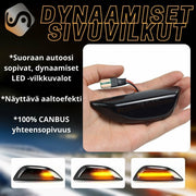 Opel Mokka / Chevy Trax Dynaamiset LED sivuvilkut aaltoefektillä ; Tumma/Kirkas kotelo