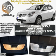 Nissan Rogue (S35) Sisätilan LED -sarja – 9 -osainen