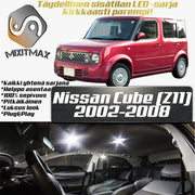 Nissan Cube (Z11) Sisätilan LED -sarja ;6 -osainen