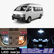 Toyota HiAce (H200) Sisätilan LED -sarja – 12 -osainen
